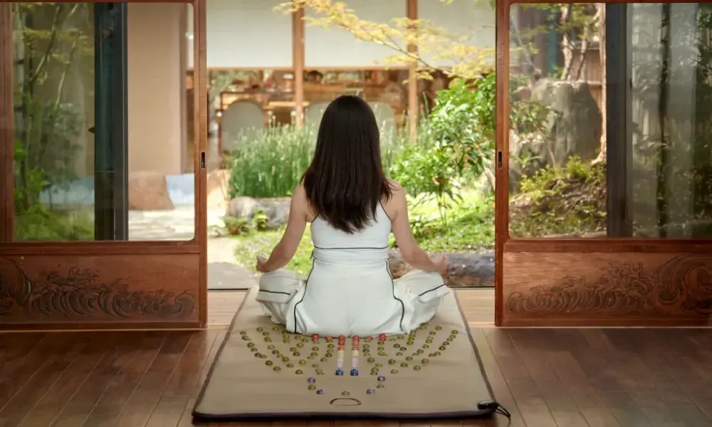 Heated Crystal Wellness Mat Targets Rising Stress Levels