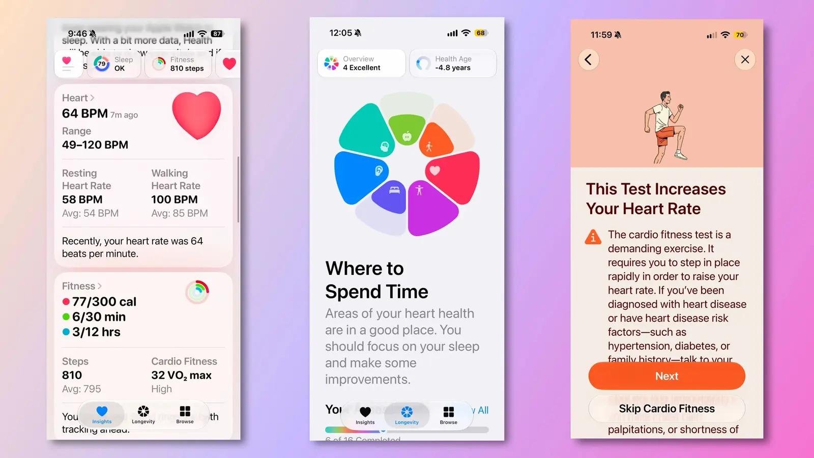 Apple's Health App Gets a Major Update with New Longevity Features